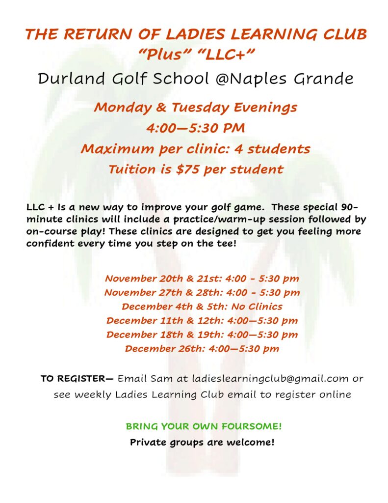 About Samantha Morrell Golf Lessons Naples FL