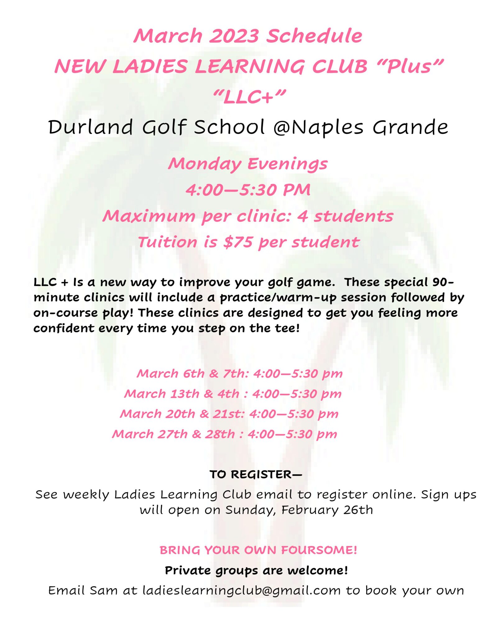 About Samantha Morrell Golf Lessons Naples FL